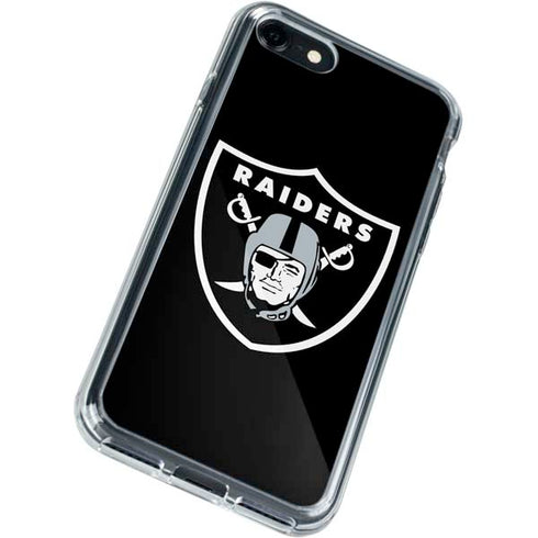 NFL Las Vegas Raiders Large Logo iPhone SE (2nd & 3rd Gen) Clear Case