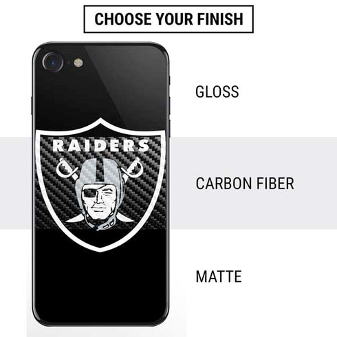 NFL Las Vegas Raiders Large Logo iPhone SE (2nd & 3rd Gen) Skin