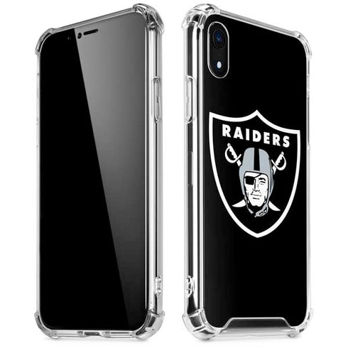 NFL Las Vegas Raiders Large Logo iPhone XR Clear Case
