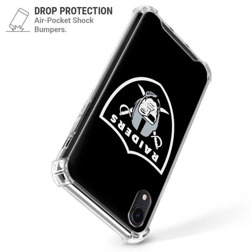 NFL Las Vegas Raiders Large Logo iPhone XR Clear Case