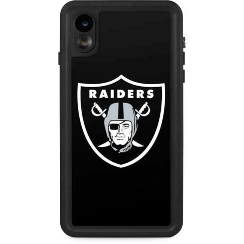 NFL Las Vegas Raiders Large Logo iPhone XR Waterproof Case