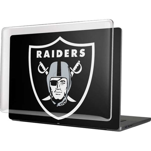 NFL Las Vegas Raiders Large Logo MacBook Pro 16in (2021-25) Case plus Skin