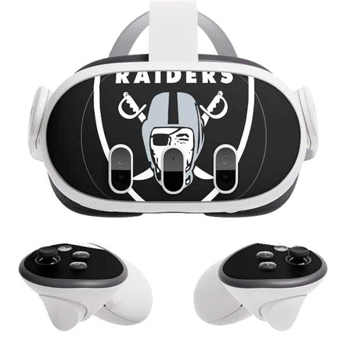 NFL Las Vegas Raiders Large Logo Meta Quest 3 Skin