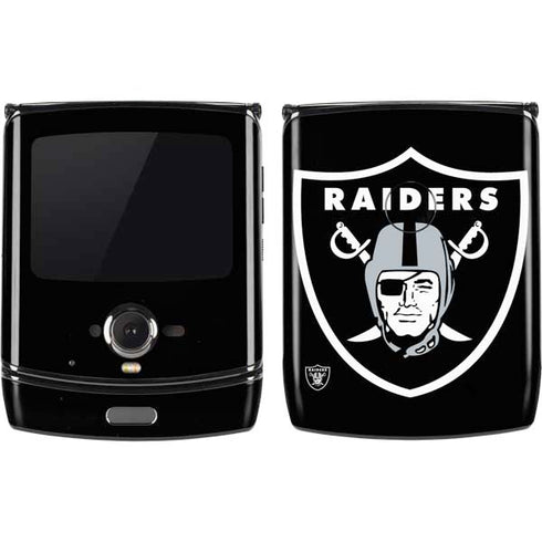 NFL Las Vegas Raiders Large Logo Motorola RAZR Skin
