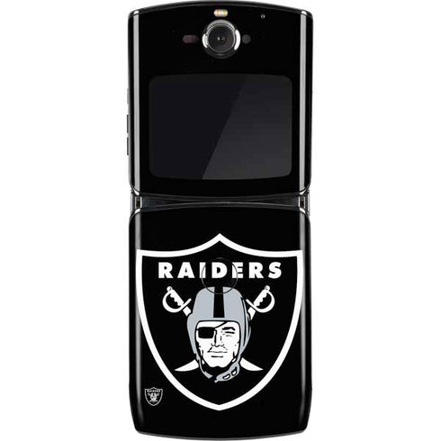 NFL Las Vegas Raiders Large Logo Motorola RAZR Skin