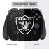 NFL Las Vegas Raiders Large Logo Nintendo Switch Bundle Skin