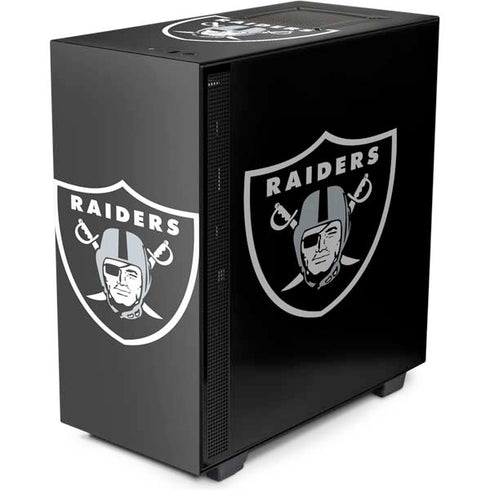 NFL Las Vegas Raiders Large Logo NZXT H510 Compact ATX Mid-Tower Case Skin