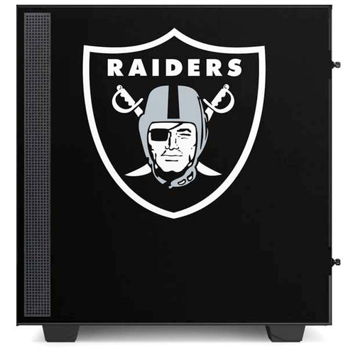 NFL Las Vegas Raiders Large Logo NZXT H510 Compact ATX Mid-Tower Case Skin