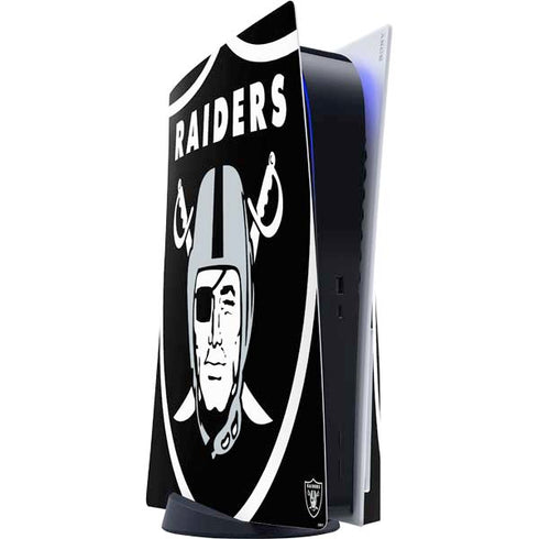 NFL Las Vegas Raiders Large Logo PS5 Console Skin
