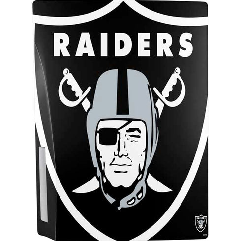 NFL Las Vegas Raiders Large Logo PS5 Console Skin