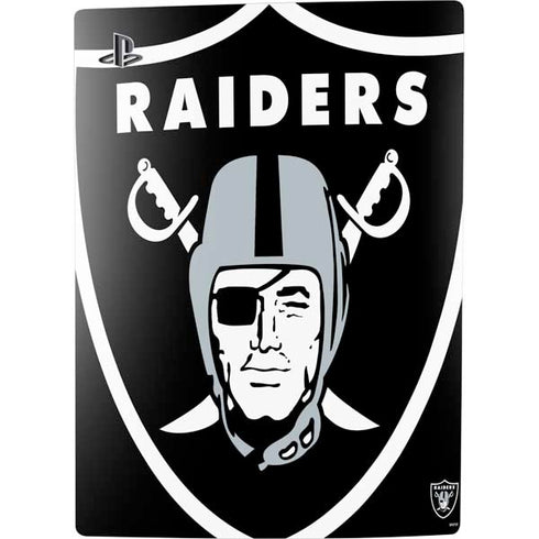NFL Las Vegas Raiders Large Logo PS5 Digital Edition Console Skin