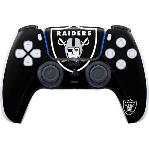 NFL Las Vegas Raiders Large Logo PS5 Controller Skin