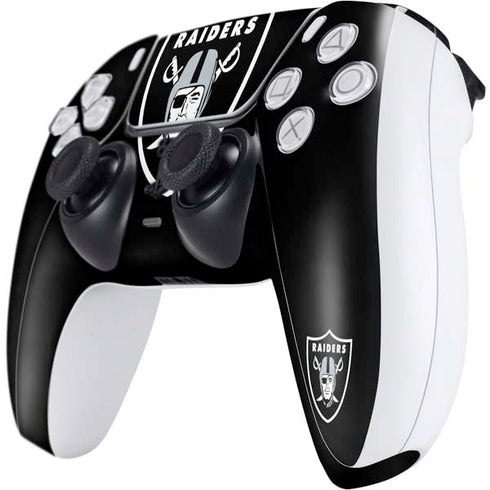 NFL Las Vegas Raiders Large Logo PS5 Controller Skin