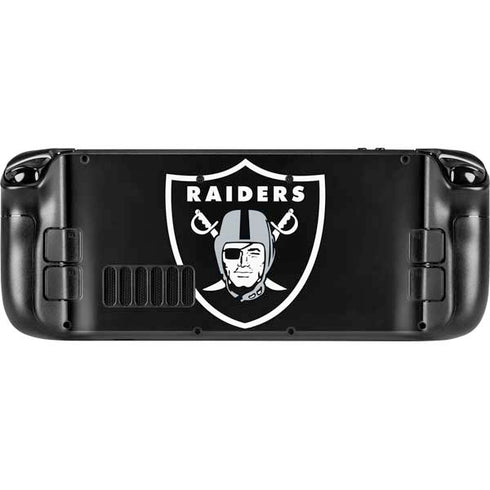 NFL Las Vegas Raiders Large Logo Steam Deck Handheld Gaming Computer Skin