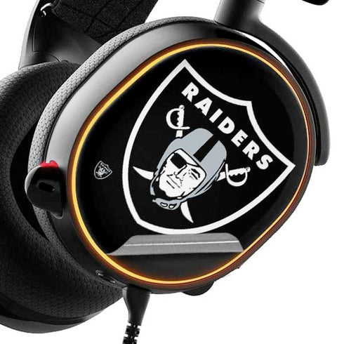 NFL Las Vegas Raiders Large Logo SteelSeries Arctis 3 Skin