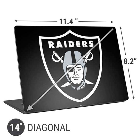 NFL Las Vegas Raiders Large Logo Universal Laptop 14in (11.4 x 8.2in) Skin