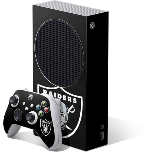 NFL Las Vegas Raiders Large Logo Xbox Series S Bundle Skin