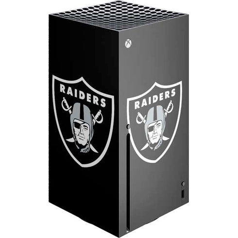 NFL Las Vegas Raiders Large Logo Xbox Series X Console Skin