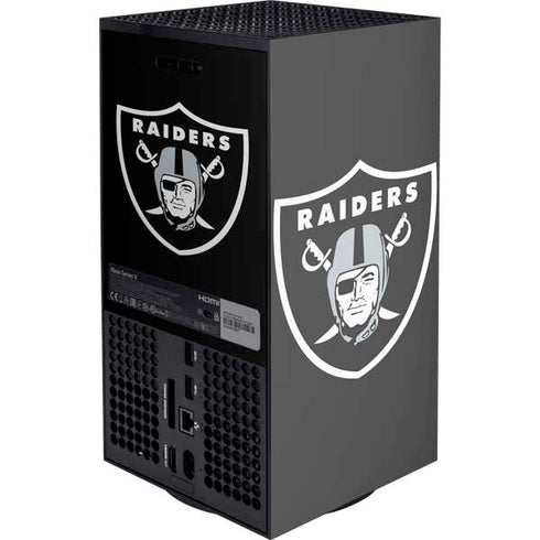 NFL Las Vegas Raiders Large Logo Xbox Series X Console Skin