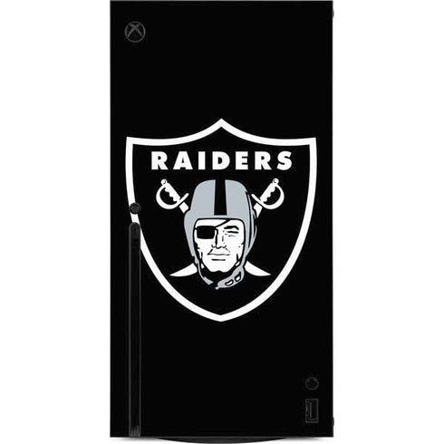 NFL Las Vegas Raiders Large Logo Xbox Series X Console Skin