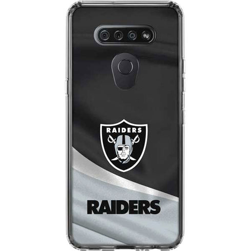 NFL Las Vegas Raiders LG K51/Q51 Clear Case