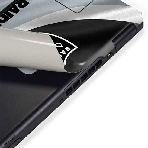 NFL Las Vegas Raiders Nintendo Switch Bundle Skin