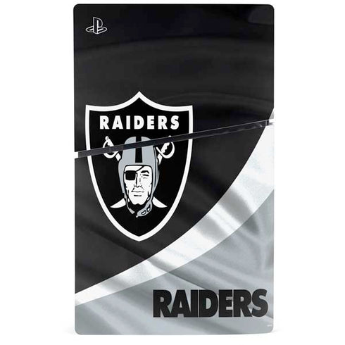 NFL Las Vegas Raiders PS5 Slim Disk Bundle Skin
