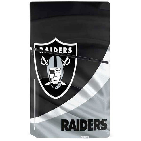 NFL Las Vegas Raiders PS5 Slim Disk Console Skin