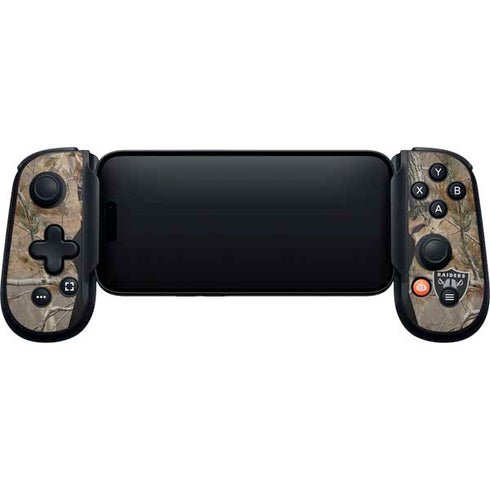 NFL Las Vegas Raiders Realtree AP Camo Backbone One for iPhone Game Controller Skin