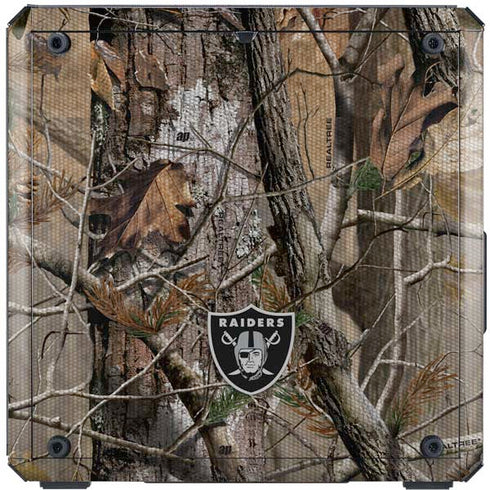 NFL Las Vegas Raiders Realtree AP Camo Cooler Master MasterBox Q300L Mini Tower Skin