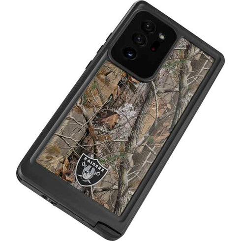 NFL Las Vegas Raiders Realtree AP Camo Galaxy Note20 Ultra 5G Waterproof Case