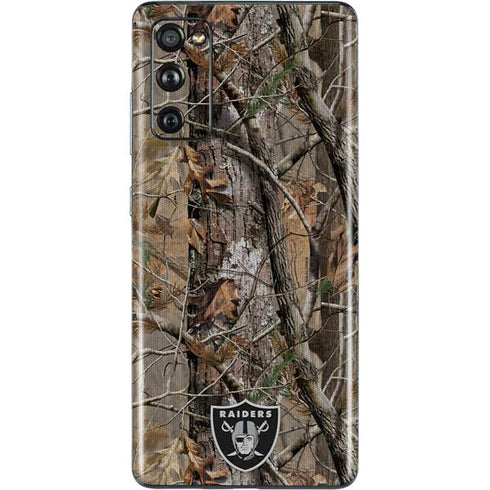 NFL Las Vegas Raiders Realtree AP Camo Galaxy S20 Fan Edition Skin