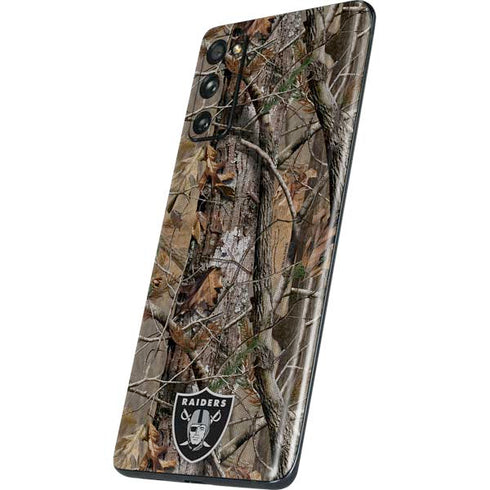 NFL Las Vegas Raiders Realtree AP Camo Galaxy S20 Fan Edition Skin