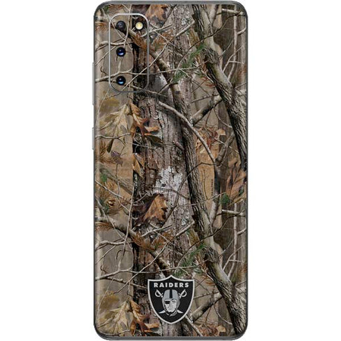 NFL Las Vegas Raiders Realtree AP Camo Galaxy S20 Skin