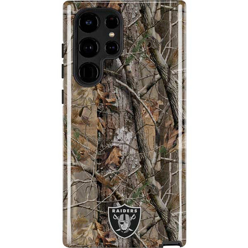 NFL Las Vegas Raiders Realtree AP Camo Galaxy S22 Ultra Pro Case