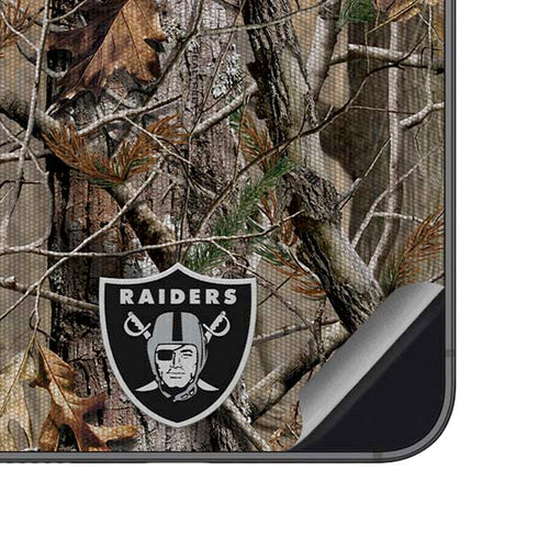 NFL Las Vegas Raiders Realtree AP Camo Galaxy S23 FE Skin