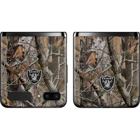 NFL Las Vegas Raiders Realtree AP Camo Galaxy Z Flip Skin