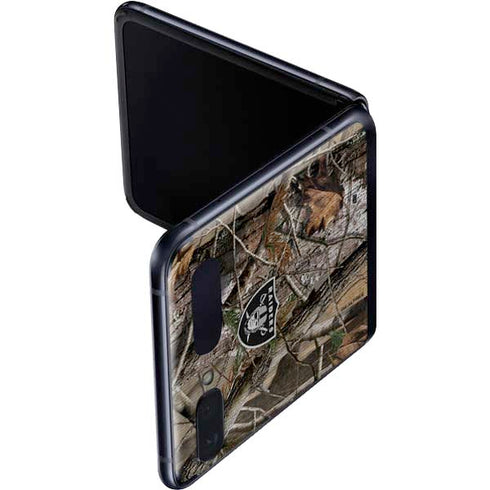NFL Las Vegas Raiders Realtree AP Camo Galaxy Z Flip Skin