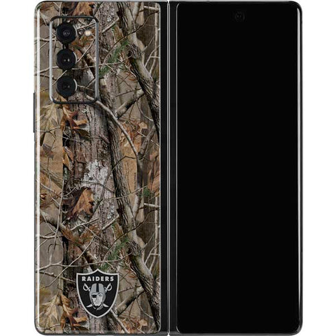 NFL Las Vegas Raiders Realtree AP Camo Galaxy Z Fold2 5G Skin