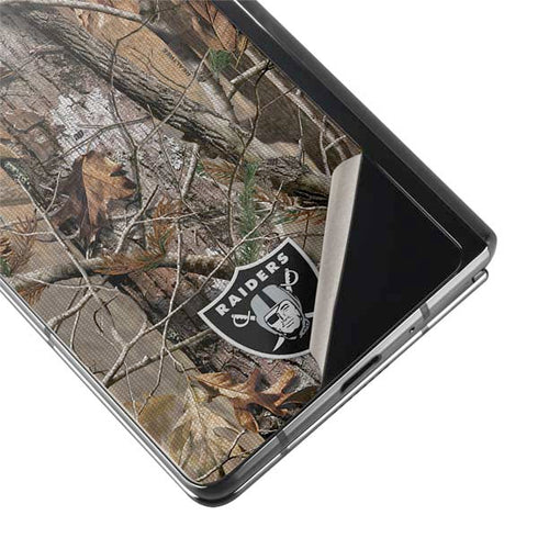 NFL Las Vegas Raiders Realtree AP Camo Galaxy Z Fold2 5G Skin