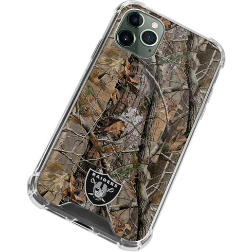 NFL Las Vegas Raiders Realtree AP Camo iPhone 11 Pro Max Clear Case