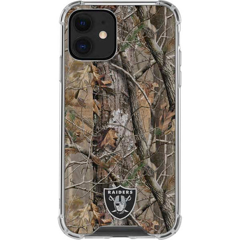 NFL Las Vegas Raiders Realtree AP Camo iPhone 12 Mini Clear Case