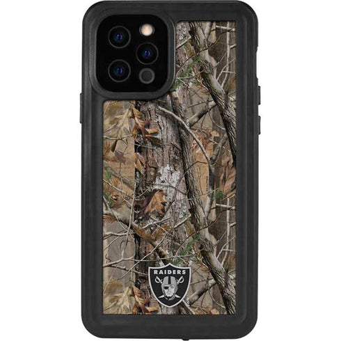 NFL Las Vegas Raiders Realtree AP Camo iPhone 12 Pro Waterproof Case