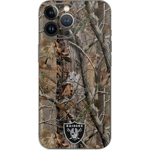 NFL Las Vegas Raiders Realtree AP Camo iPhone 14 Pro Max Skin