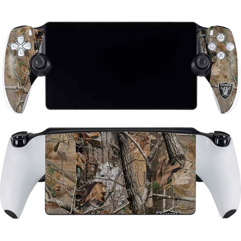 NFL Las Vegas Raiders Realtree AP Camo PlayStation Portal Remote Player Skin