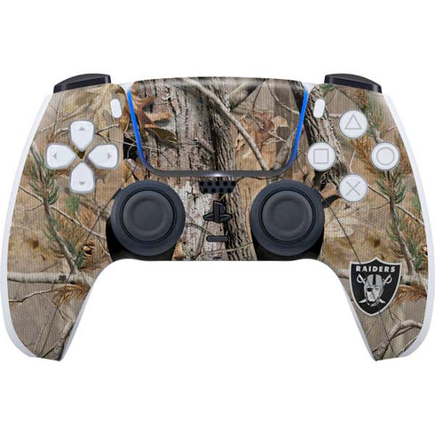 NFL Las Vegas Raiders Realtree AP Camo PS5 Controller Skin
