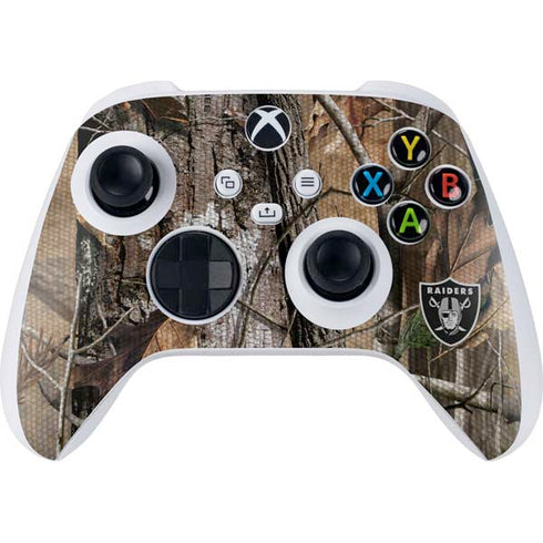 NFL Las Vegas Raiders Realtree AP Camo Xbox Series S Controller Skin