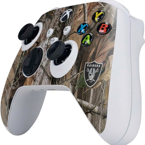 NFL Las Vegas Raiders Realtree AP Camo Xbox Series S Controller Skin