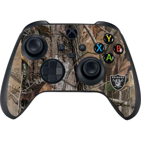 NFL Las Vegas Raiders Realtree AP Camo Xbox Series X Bundle Skin