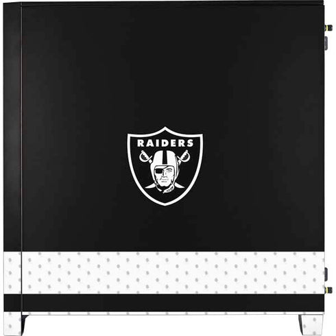 NFL Las Vegas Raiders Shutout Corsair 4000D Tempered Glass Mid-Tower ATX Case Skin